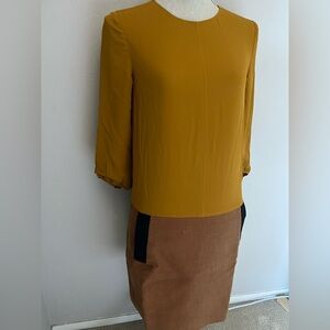 Longchamp silk dress 36